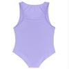 FEESHOW Women Glossy One Piece Swimsuit High Cut Backless Thong Bodysuit Bathing Suit Purple X-Large view 4