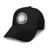 AMSTO Seal of The City of Fort Wayne, Indiana Baseball Cap for Men Women Baseball Hat Outdoor Casual Breathable Caps Adjustable Trucker Hat Dad Hats Black view 1