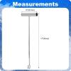 PHLKJL Stainless Steel Fishing Hook RemoverDehooker Tool,Push/Pull Hook RemoverAnti-Lost Saltwater Dehooker Tool Shark Hook Remover,17 Inches view 2