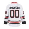 PERC30 Hockey Jerseys #00 Movie Men's Christmas Stitched Letters and Numbers S-4XL (White, X-Large) view 3