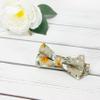 Spring Notion Boy's Cotton Floral Print Pre-tied Bow Tie, 74-Taupe Khaki Small view 2
