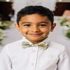 Spring Notion Boy's Cotton Floral Print Pre-tied Bow Tie, 74-Taupe Khaki Small view 3
