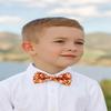 Spring Notion Boy's Cotton Floral Print Pre-tied Bow Tie, 75-Rust Medium view 3