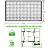 Wiseek 15'x50' Baseball Softball Backstop Nets, Heavy Duty Baseball Netting Ball Stop Netting #18 Nylon Sport Netting Barrier view 2
