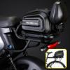 WILD MAN 4L Bike Seat Bag Waterproof Hard Shell Bike Saddlebags for Electric Bicycle Touring Sport Messenger Bag Storage Accessories(GD5,Black) view 2