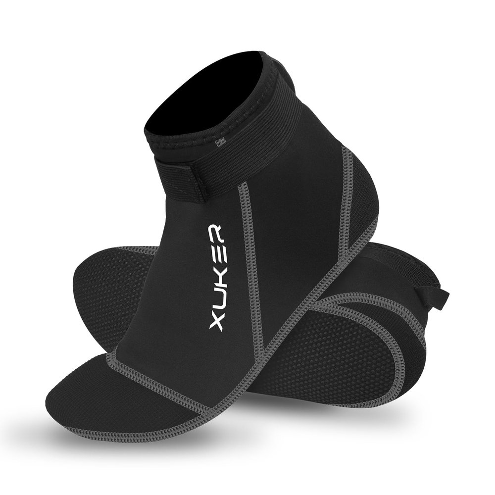 XUKER Neoprene Socks, 3mm Beach Volleyball Sand Soccer Water Wetsuit Socks for Diving Snorkeling Kayaking Paddling