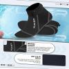 XUKER Neoprene Socks, 3mm Beach Volleyball Sand Soccer Water Wetsuit Socks for Diving Snorkeling Kayaking Paddling view 3