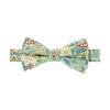 Spring Notion Boy's Cotton Floral Print Pre-tied Bow Tie, 76-Green Yellow Medium view 1