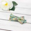 Spring Notion Boy's Cotton Floral Print Pre-tied Bow Tie, 76-Green Yellow Medium view 2