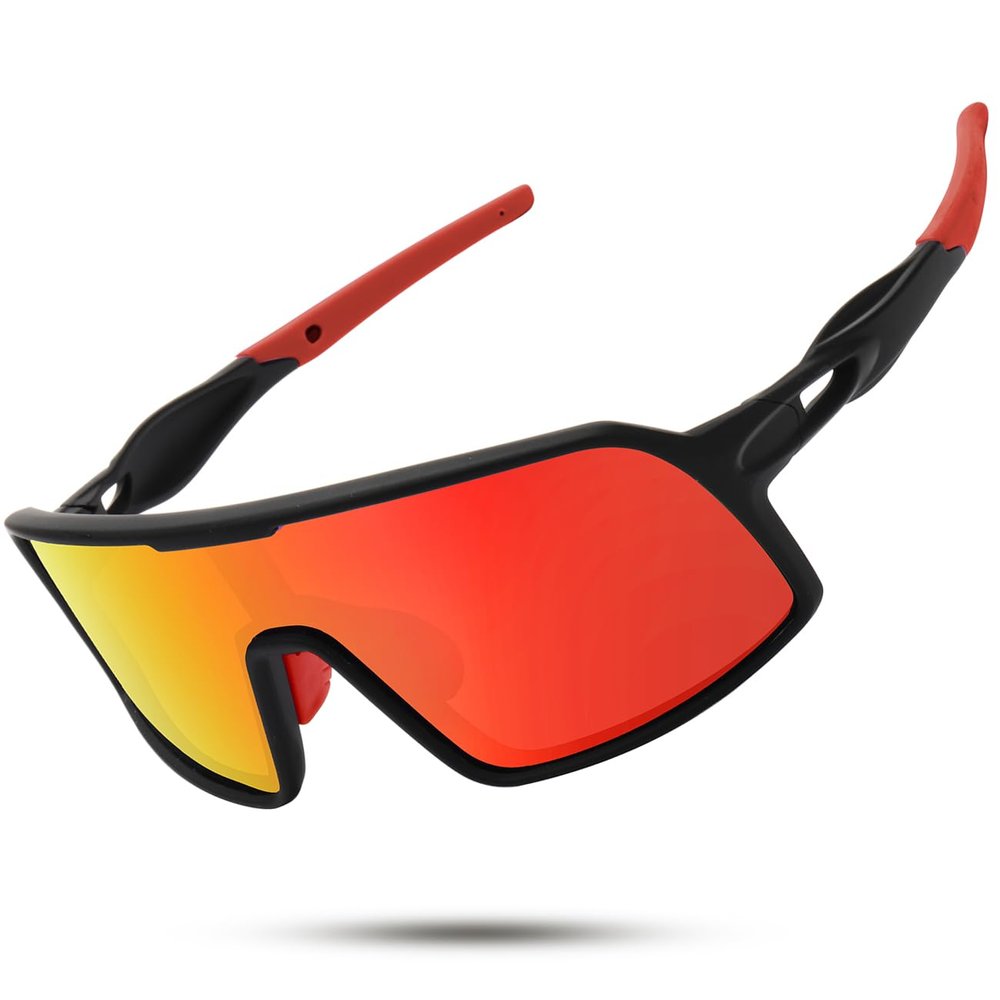 SEKKAF Polarized Sports Sunglasses for Men and Women Cycling Glasses UV Protection Goggles for Mountain Bike Running Fishing