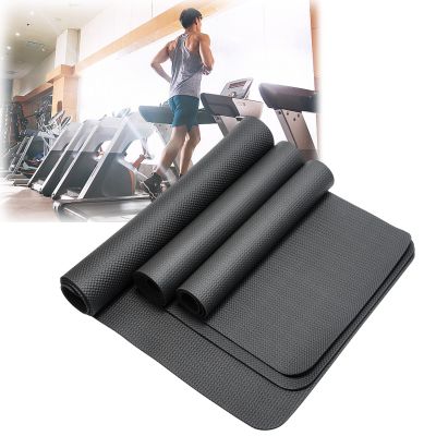 Treadmill Mat, High Density Durable Mat For Exercise Equipment, Sound Absorbing Mat, Anto Fatigue Floor Mat, For Home Or Outdoor, Gym, Pilates, Gymnastics, Stretching,1 piece ( Color : Black , Size :