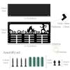 CREATCABIN Medal Holder Trophy Shelf Display with Shelf Stand Sports 4 Rows Wall Mount Hold 70+ Medals for Gymnastics Running Swimming Awards Rack 15.7 x 7.9 Inch-This is on Fire view 2