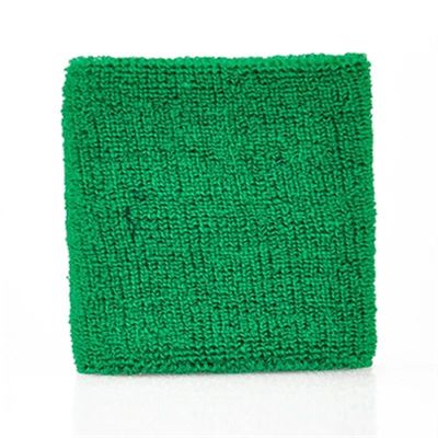 AMPUTEE 2PCs Terry Cloth Wristbands Sport Sweatband Hand Band Sweat Wrist Support Brace Wraps Guards Gym Volleyball Basketball (Color : Green, Size : A)
