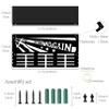 CREATCABIN Medal Holder Trophy Shelf Medal Hangers Display with Shelf Stand Sports 4 Rows Wall Mount Hold 70+ Medals for Gymnastics Soccer Running Swimming Awards Rack 15.7 x 7.9 Inch-NO PAIN NO GAIN view 2