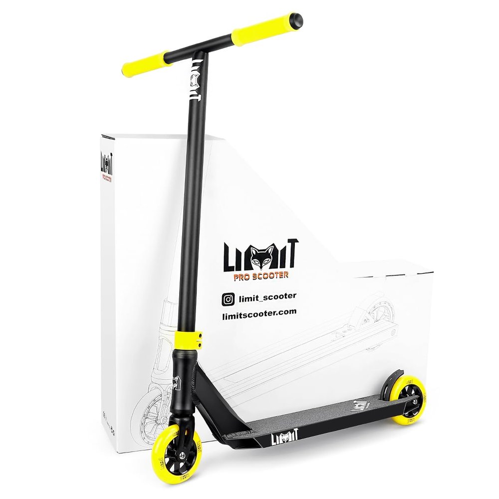 Limit LMT08 Pro Trick Scooter for Kids and Tenns 7 Years and UpLightweight Professional Freestyle Stunt Scooters for Intermediate or Beginner Boys and Girls