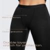 CRZ YOGA Soft Thermal Underwear Sets for Women Lightweight Long Johns Base Layer Pajamas Warm Top Bottom Black Medium view 4