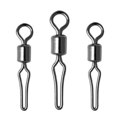 KTGCOZS pack of 30 Drop Shot Swivels Rolling Swivel Line Clip Connector Sinker Weight Mold (8# 30pcs)