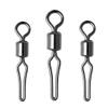 KTGCOZS pack of 30 Drop Shot Swivels Rolling Swivel Line Clip Connector Sinker Weight Mold (8# 30pcs) view 1