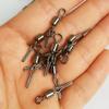 KTGCOZS pack of 30 Drop Shot Swivels Rolling Swivel Line Clip Connector Sinker Weight Mold (8# 30pcs) view 4