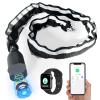 Eseesmart Bike Chain Lock, Fingerprint Bike Locks Heavy Duty Anti Theft, 3.28 Feet Security Bike Locks with APP, Waterproof Smart Cable Lock for Bike, Bicycle, Scooter, Motorcycle, Door, Gate, Fence view 1