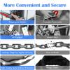 Eseesmart Bike Chain Lock, Fingerprint Bike Locks Heavy Duty Anti Theft, 3.28 Feet Security Bike Locks with APP, Waterproof Smart Cable Lock for Bike, Bicycle, Scooter, Motorcycle, Door, Gate, Fence view 2