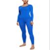 CRZ YOGA Soft Thermal Underwear Sets for Women Lightweight Long Johns Base Layer Pajamas Warm Top Bottom Sparkle Blue X-Small view 1