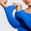 CRZ YOGA Soft Thermal Underwear Sets for Women Lightweight Long Johns Base Layer Pajamas Warm Top Bottom Sparkle Blue X-Small view 3