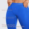 CRZ YOGA Soft Thermal Underwear Sets for Women Lightweight Long Johns Base Layer Pajamas Warm Top Bottom Sparkle Blue X-Small view 4