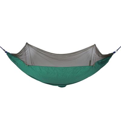 Xcello Camping Hammock, Portable Dark Green Integrated Swing Hammock for Outdoor and Indoor Use