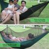 Xcello Camping Hammock, Portable Dark Green Integrated Swing Hammock for Outdoor and Indoor Use view 2