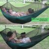 Xcello Camping Hammock, Portable Dark Green Integrated Swing Hammock for Outdoor and Indoor Use view 3
