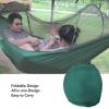 Xcello Camping Hammock, Portable Dark Green Integrated Swing Hammock for Outdoor and Indoor Use view 4