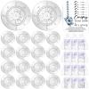 50 Sets Compass Pocket Tokens Bulk  Motivational Coins with ''Life is a Journey'' Quote, Cards & Organza Bags, Orientation Gifts for Students, Teachers, Friends view 1