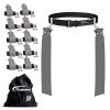 Trained 10 Man Flag Football Belt Pop Set (GREY) view 1