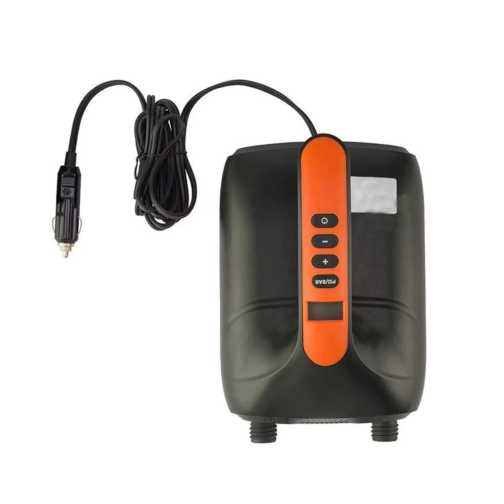 Electric Air Pump High Pressure Air Pump Inflatable Deflated LCD Display Automatic Charge Stop Quick Fill for Tent Stand Up Paddle Boards