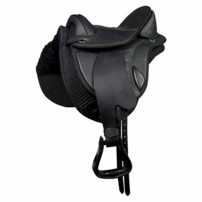 EQUIGEAR Classic Quality New Bareback Synthetic English Treeless Horse Saddle Tack Size 14" inches - 18" inches Seat Available DK-2234 (17")