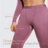 CRZ YOGA Soft Thermal Underwear Sets for Women Lightweight Long Johns Base Layer Pajamas Warm Top Bottom Velvet Dust Large view 4