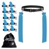 Trained 10 Man Flag Football Belt Pop Set (BLUE) view 1