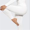 CRZ YOGA Soft Thermal Underwear Sets for Women Lightweight Long Johns Base Layer Pajamas Warm Top Bottom White 4 X-Small view 3