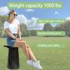 ALEVMOOM Upgraded XXL Collapsilbe Stool with Thick Cushion,More Sturdy and Height 19.7,D11.8,Portable and Lightweight Adjustable Telescoping Stool for Camping Hiking BBQ Max Loading 1000Ibs view 4