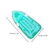 Giant Inflatable Boat Swimming Pool Float Features Speed Safety Valve Fast Easy Inflation Deflation Durable Wear-Resistant PVC Inflatable Water Ski for Kids view 2