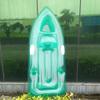 Giant Inflatable Boat Swimming Pool Float Features Speed Safety Valve Fast Easy Inflation Deflation Durable Wear-Resistant PVC Inflatable Water Ski for Kids view 3