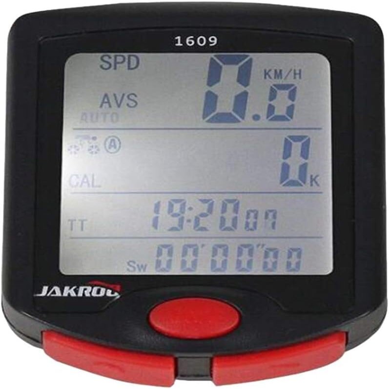 Speedometer Bike Computer Wireless Stopwatch Bike Speedometer Cycling Odometer Stopwatch Waterproof Luminous Computer (Black) Odometer