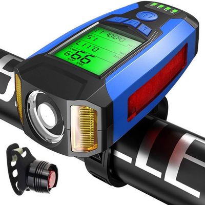 Speedometer Sport Bike Computer Speed Bike Odometer Wireless Cycling Distance Tracker Stopwatch Time Tachographs Odometer (Color : Blue, Size : A)