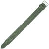 MRX Powerlifting Leather Belt 4" Wide 10mm Thickness Training Fitness Back Support Bodybuilding Belts with Steel 2 Prong Buckle Olive Green New (Medium) view 4