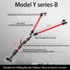 Bike Trailer Connector Dog Cat Bike Trailer Tow Bar Trailer Tow Bar Electric Vehicle Tow Bar Connector for Camping Hiking Mountain Bike,B view 2
