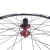 ZECHAO 26/27.5/29 Inch Mountain Bike Wheelset,Quick Release/Thru-Axle Dual Use 32 Holes Bike Hub Front 2 Rear 4 Bearings Double Wall Rims Wheelset (Color : Black, Size : 29inch) view 4