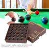 JEOZBM 50Pcs Billiard Pool Stick Tips, 13MM Leather Snooker Pool Stick Tips Replacement, Pool Stick Tip Accessories for Nine Ball Snooker view 3
