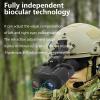 Head-Mounted Night Vision Goggles, 3D Night Vision Binoculars, 4X Digital Zoom and FOV 10 with Mount and Compatible Helmet, for Hunting & Surveillance, FHD 4K Video for Viewing 984ft view 3
