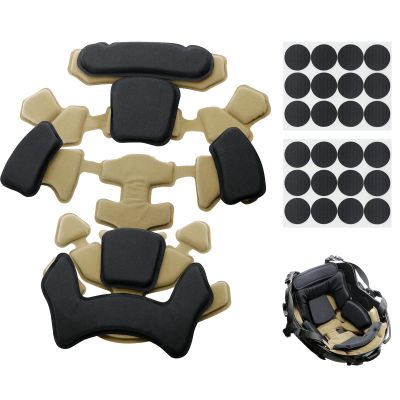 Qavctw Airsoft Tactical Helmet Pads Internal Replacement Memory Foam Pad Bike Helmet Accessories for ACH/MICH/IBH/PASGT/USMC/Airsoft